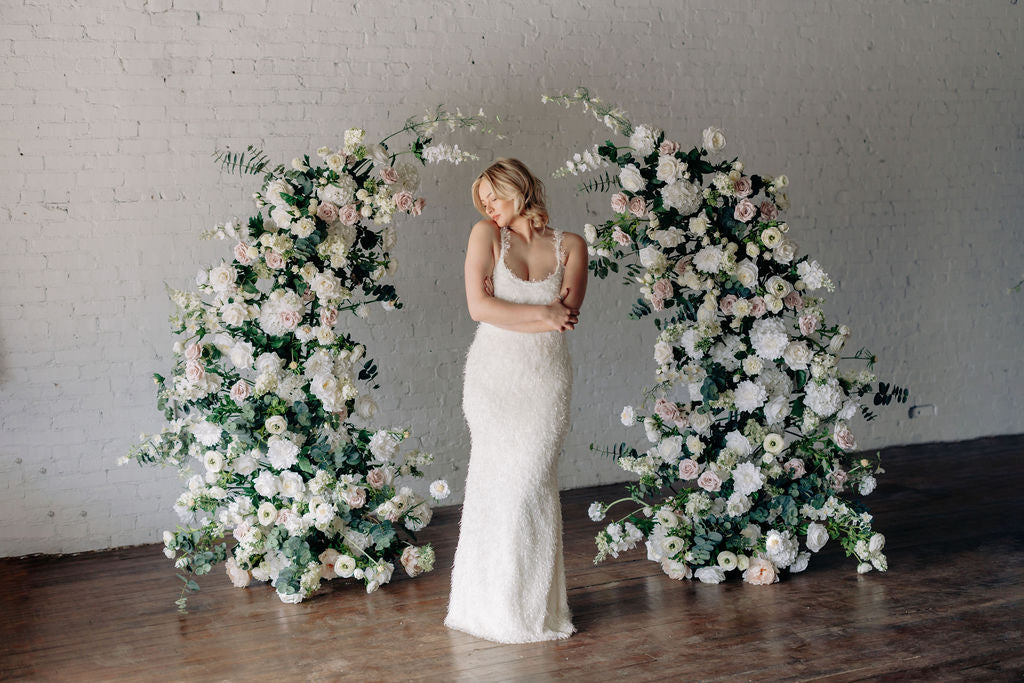 The Cecilia Floral Pillars